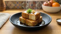 揚げ油いらずで満足感：厚揚げで作る「揚げ出し豆腐風」トースター焼き