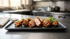 揚げずにカリッと!エアフライヤーで作るガリバタ風唐揚げ(洗い物少なめ)