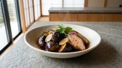 茄子がとろっと味しみ：なまり節で作る甘辛「煮つけ」—炒めてから煮るのがコツ