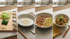 炒めるだけで居酒屋っぽいコク:塩もつ煮風の豚ニラキャベツ炒めレシピ