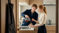 スプーン1本でこぼさない注ぎ方、朝のイライラが減る簡単ワザ