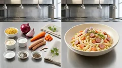 レンジで野菜を下ごしらえ:水っぽくならないマカロニサラダ(ウインナー入り)