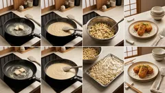 余ったマカロニサラダが主役に：シチューの素で作るクリーム風リメイクコロッケ